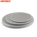 Porous Metal Sintered Stainless Steel 316L Seamless Filter Plate For Oxide Powders Filtration